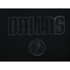 NBA DALLAS MAVERICKS TRIPLE BLACK WOMEN'S FLC PO HOODIE (TRIPLE BLACK)