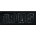 NBA DALLAS MAVERICKS TRIPLE BLACK WOMEN'S FLC PO HOODIE (TRIPLE BLACK)