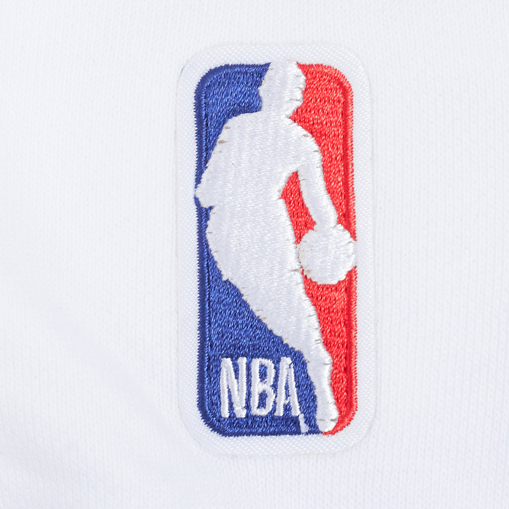 NBA DALLAS MAVERICKS CLASSIC CHANDAIL À CAPUCHON COURT EN MOLLETON POUR FEMME (BLANC)