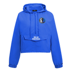 NBA DALLAS MAVERICKS CLASSIC WIND WOMEN'S WOVEN 1/2 JACKET (ROYAL BLUE)
