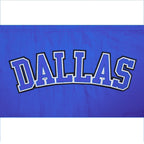 NBA DALLAS MAVERICKS CLASSIC WIND WOMEN'S WOVEN 1/2 JACKET (ROYAL BLUE)