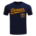 NBA DENVER NUGGETS SCRIPT TAIL T-SHIRT POUR HOMME (MARINE MINUIT)