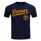 NBA DENVER NUGGETS SCRIPT TAIL T-SHIRT POUR HOMME (MARINE MINUIT)