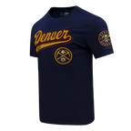NBA DENVER NUGGETS SCRIPT TAIL T-SHIRT POUR HOMME (MARINE MINUIT)