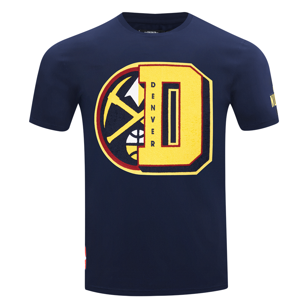 NBA DENVER NUGGETS T-SHIRT MASHUP POUR HOMME (MARINE MINUIT)