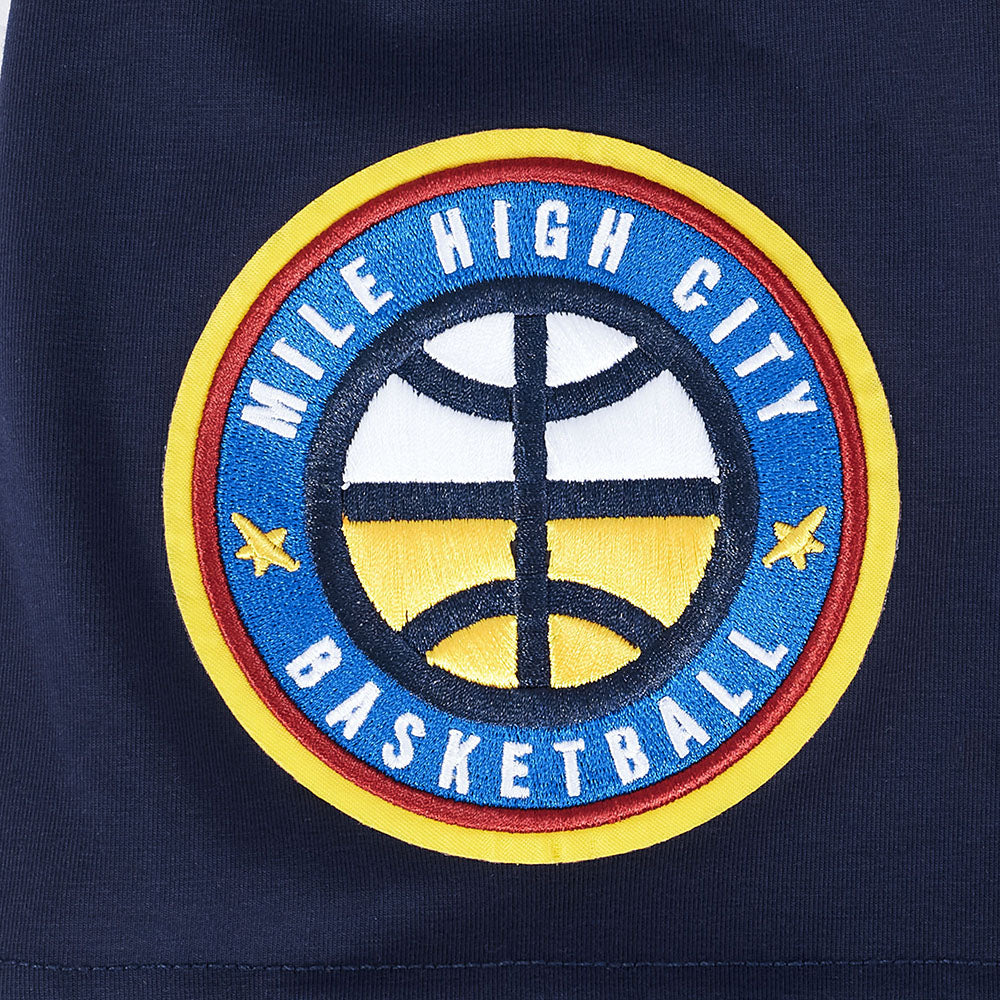 NBA DENVER NUGGETS T-SHIRT MASHUP POUR HOMME (MARINE MINUIT)