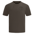 NBA DENVER NUGGETS NEUTRAL T-SHIRT À ÉPAULES TOMBANTES POUR HOMME (TAUPE FONCÉ)