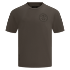 NBA DENVER NUGGETS NEUTRAL T-SHIRT À ÉPAULES TOMBANTES POUR HOMME (TAUPE FONCÉ)