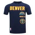 NBA DENVER NUGGETS RETRO CLASSIC MEN'S STRIPED TEE (MIDNIGHT NAVY)
