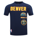 NBA DENVER NUGGETS RETRO CLASSIC MEN'S STRIPED TEE (MIDNIGHT NAVY)