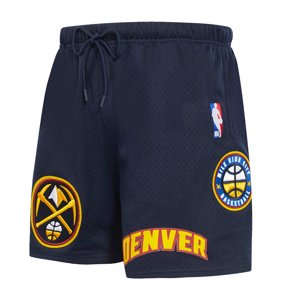 NBA DENVER NUGGETS CLASSIC SHORT EN FILET POUR HOMME (MARINE MINUIT)
