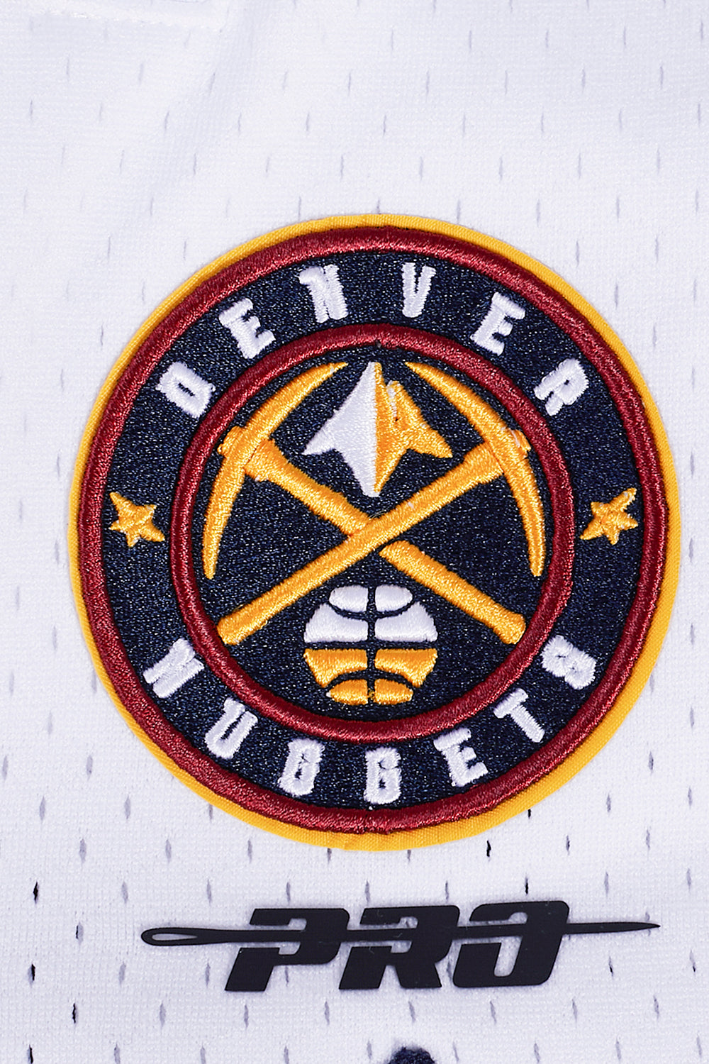 NBA DENVER NUGGETS SCRIPT TAIL SHORT EN MAILLE DOUBLE 2.0 POUR HOMME (MARINE MINUIT)