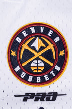 NBA DENVER NUGGETS SCRIPT TAIL SHORT EN MAILLE DOUBLE 2.0 POUR HOMME (MARINE MINUIT)