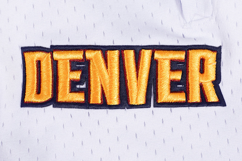 NBA DENVER NUGGETS SCRIPT TAIL SHORT EN MAILLE DOUBLE 2.0 POUR HOMME (MARINE MINUIT)