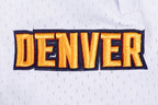 NBA DENVER NUGGETS SCRIPT TAIL SHORT EN MAILLE DOUBLE 2.0 POUR HOMME (MARINE MINUIT)