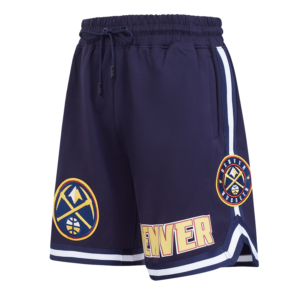 NBA DENVER NUGGETS CLASSIC CHENILLE MEN'S SHORT (MIDNIGHT NAVY)