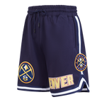 NBA DENVER NUGGETS CLASSIC CHENILLE MEN'S SHORT (MIDNIGHT NAVY)