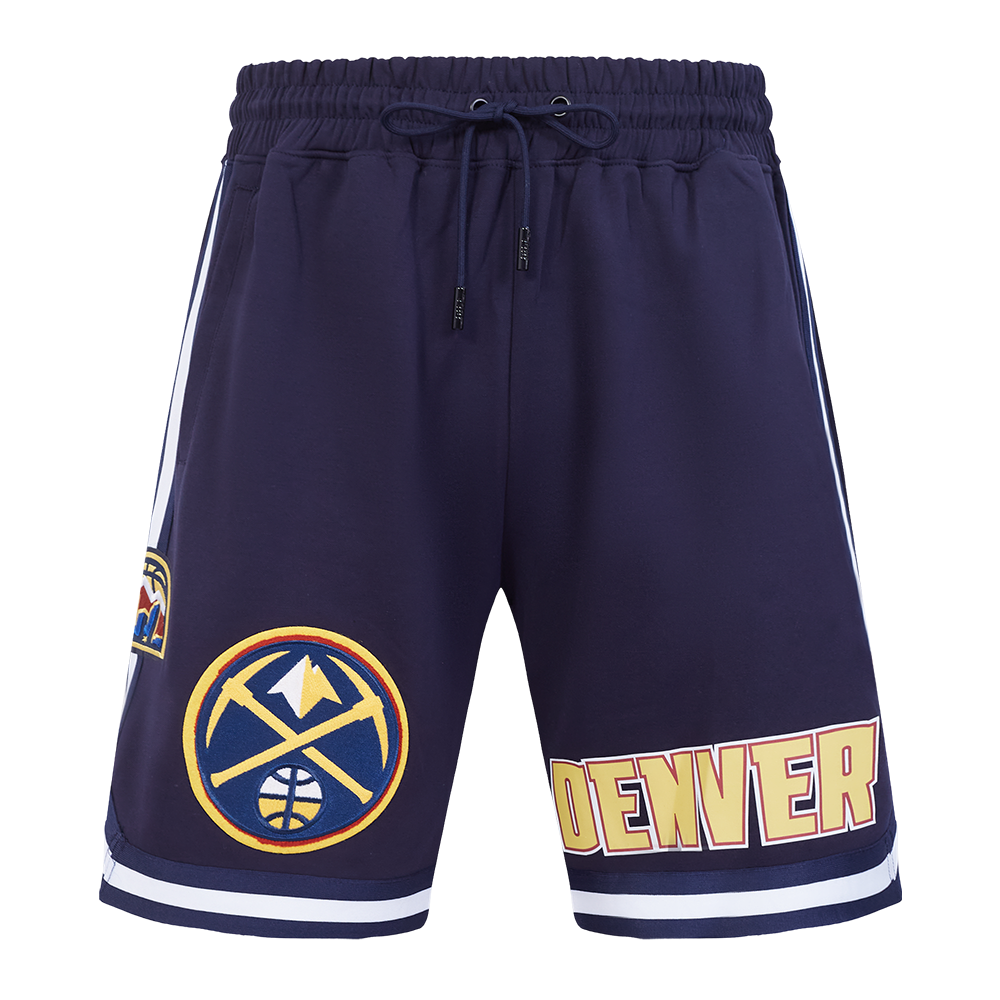 NBA DENVER NUGGETS CLASSIC CHENILLE MEN'S SHORT (MIDNIGHT NAVY)