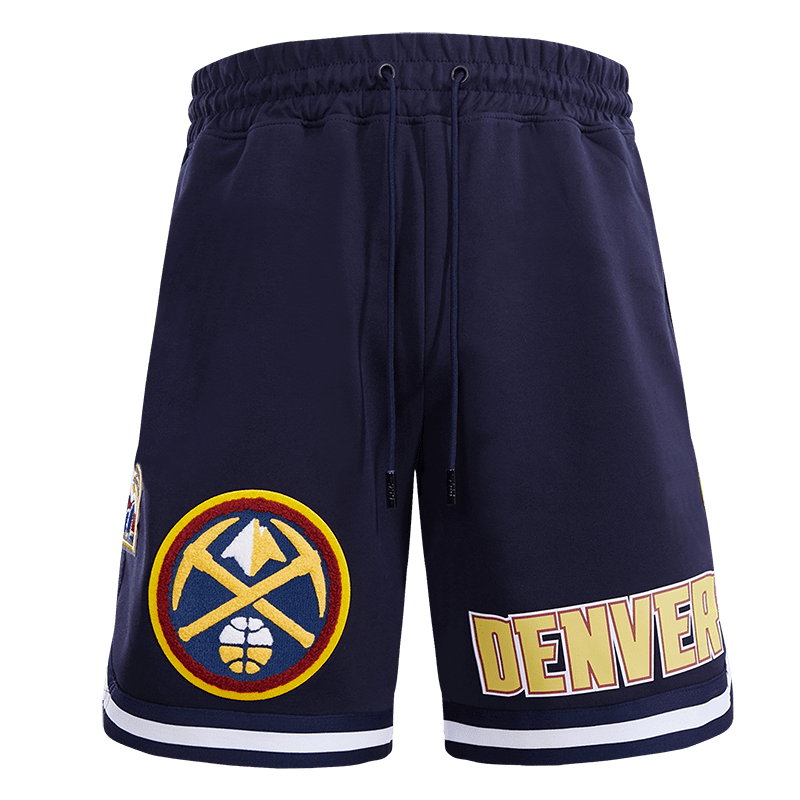 NBA DENVER NUGGETS CLASSIC CHENILLE MEN'S SHORT (MIDNIGHT NAVY)