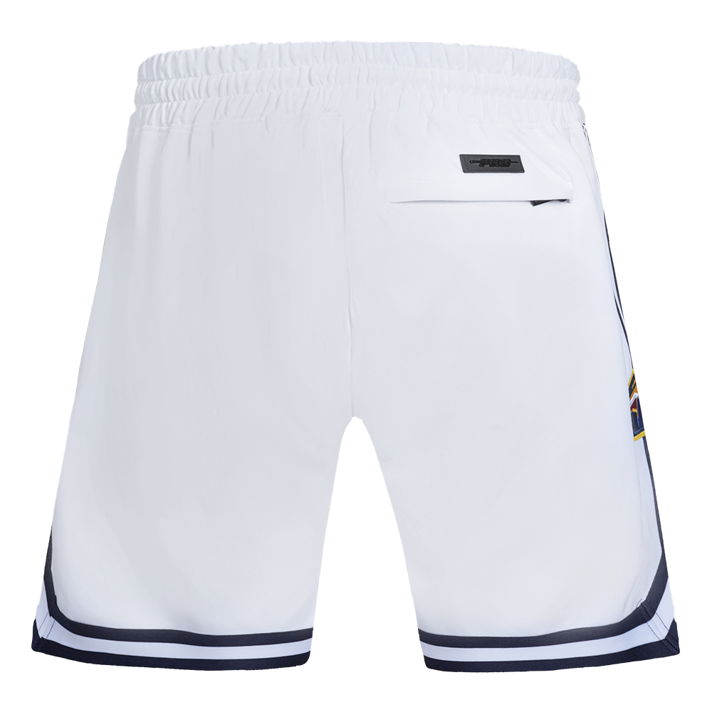NBA DENVER NUGGETS CLASSIC CHENILLE SHORT POUR HOMME (BLANC)