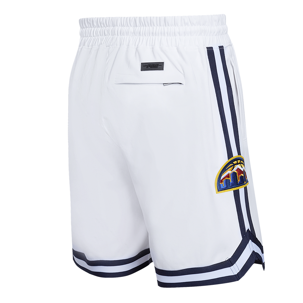 NBA DENVER NUGGETS CLASSIC CHENILLE SHORT POUR HOMME (BLANC)