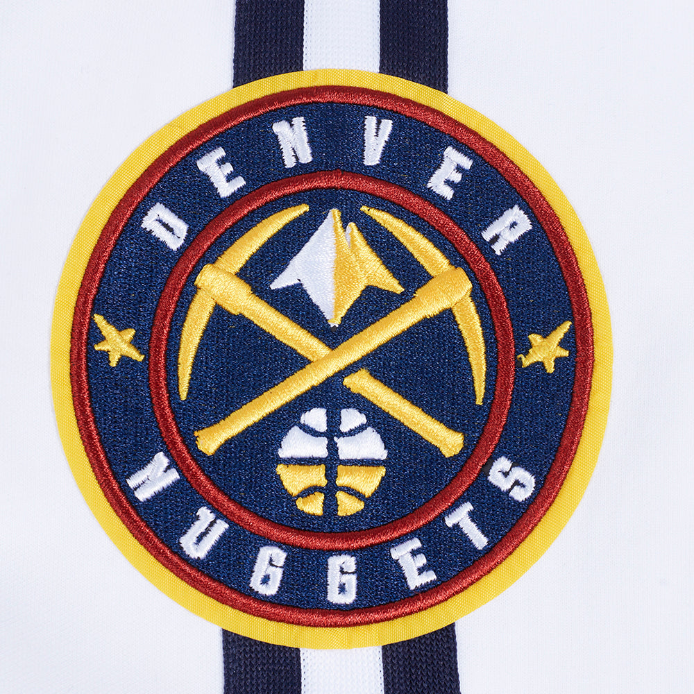 NBA DENVER NUGGETS CLASSIC CHENILLE SHORT POUR HOMME (BLANC)