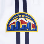 NBA DENVER NUGGETS CLASSIC CHENILLE SHORT POUR HOMME (BLANC)
