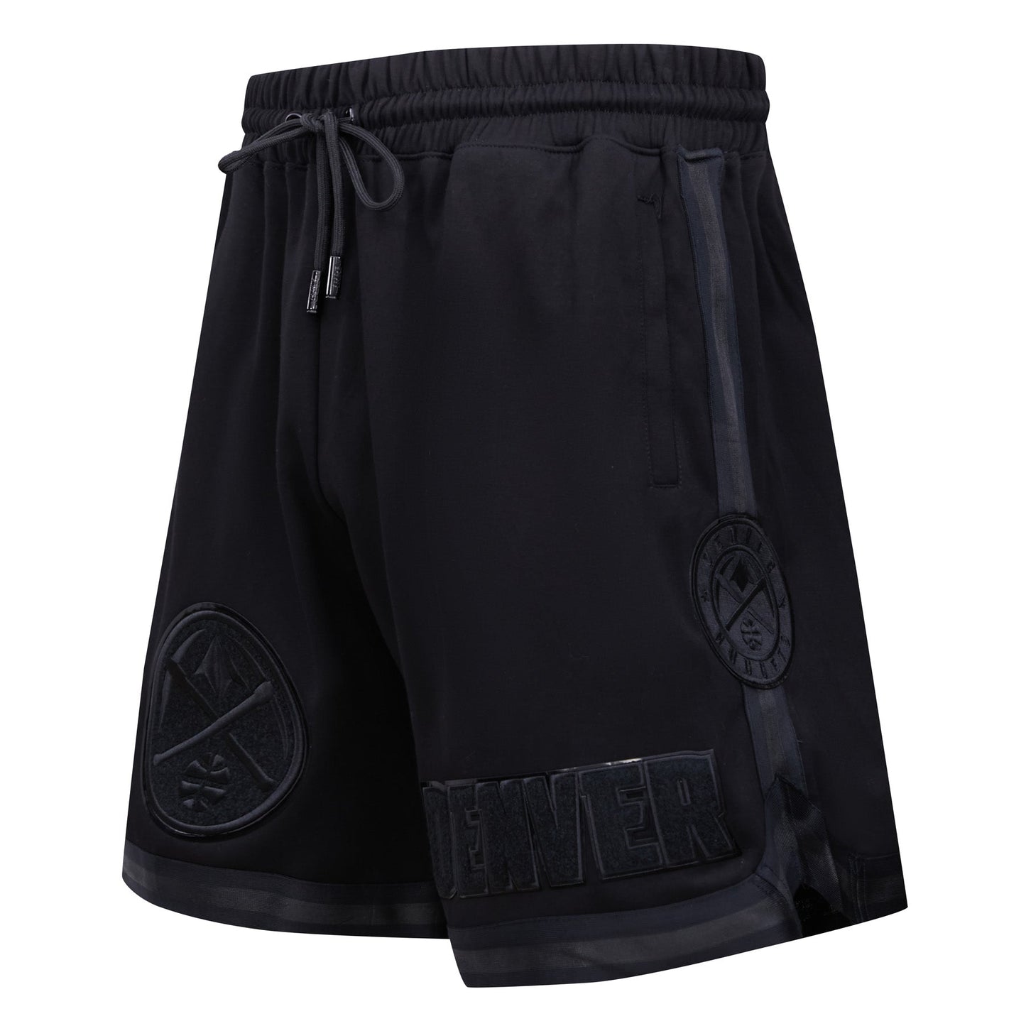 NBA DENVER NUGGETS TRIPLE BLACK MEN'S SHORT (TRIPLE BLACK)