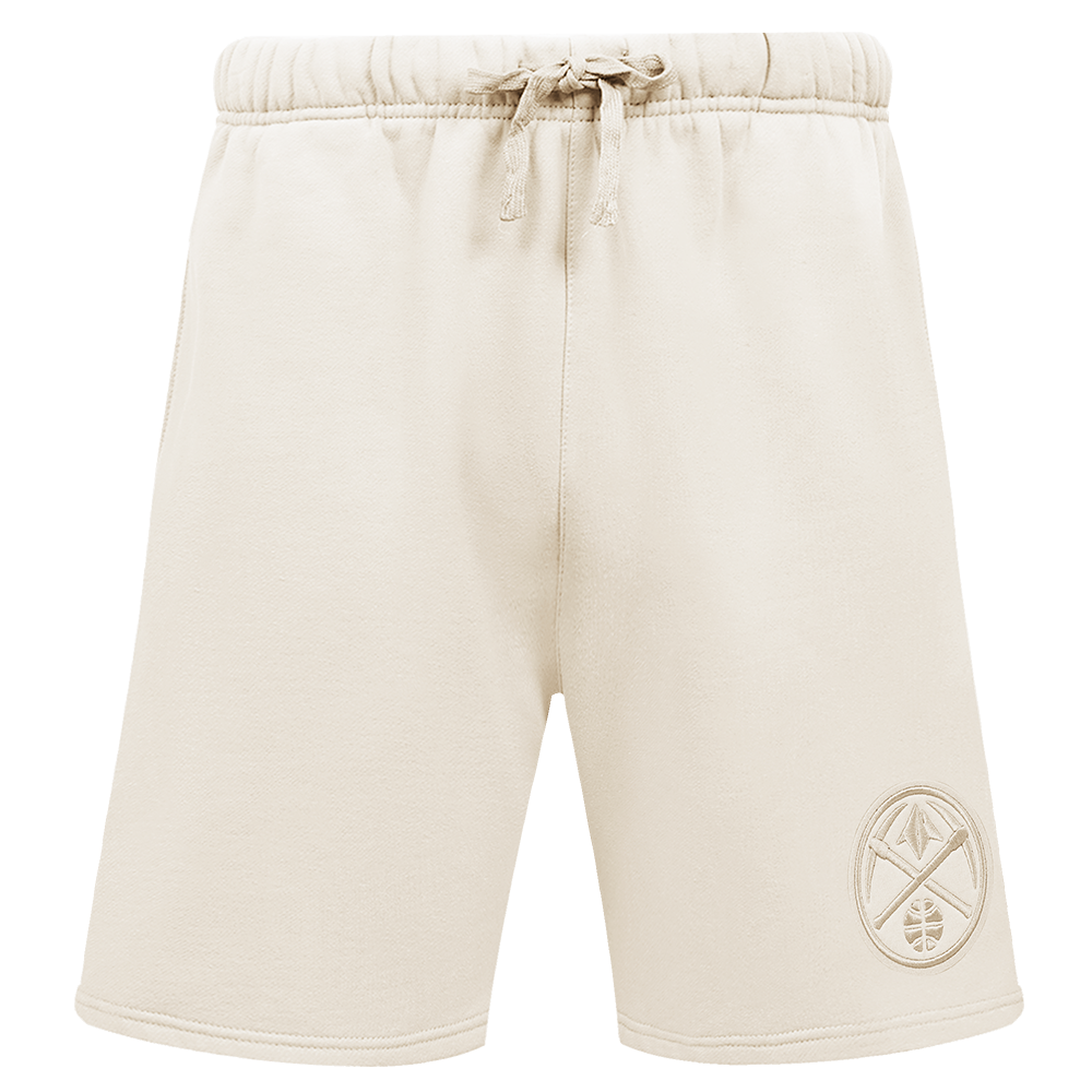 NBA DENVER NUGGETS NEUTRAL MEN'S SHORT (EGGSHELL)