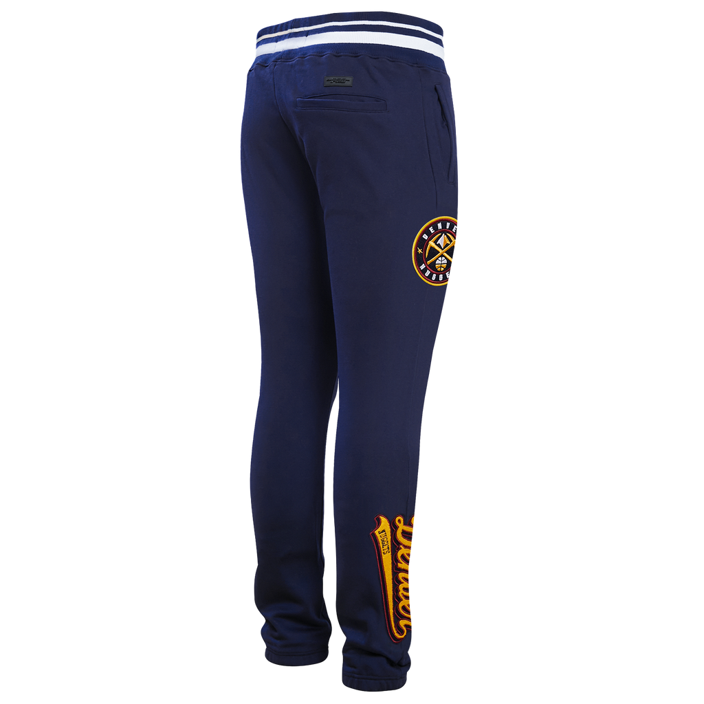 NBA DENVER NUGGETS SCRIPT TAIL PANTALON OUATÉ EN MOLLETON CÔTELÉ POUR HOMME (MARINE MINUIT)