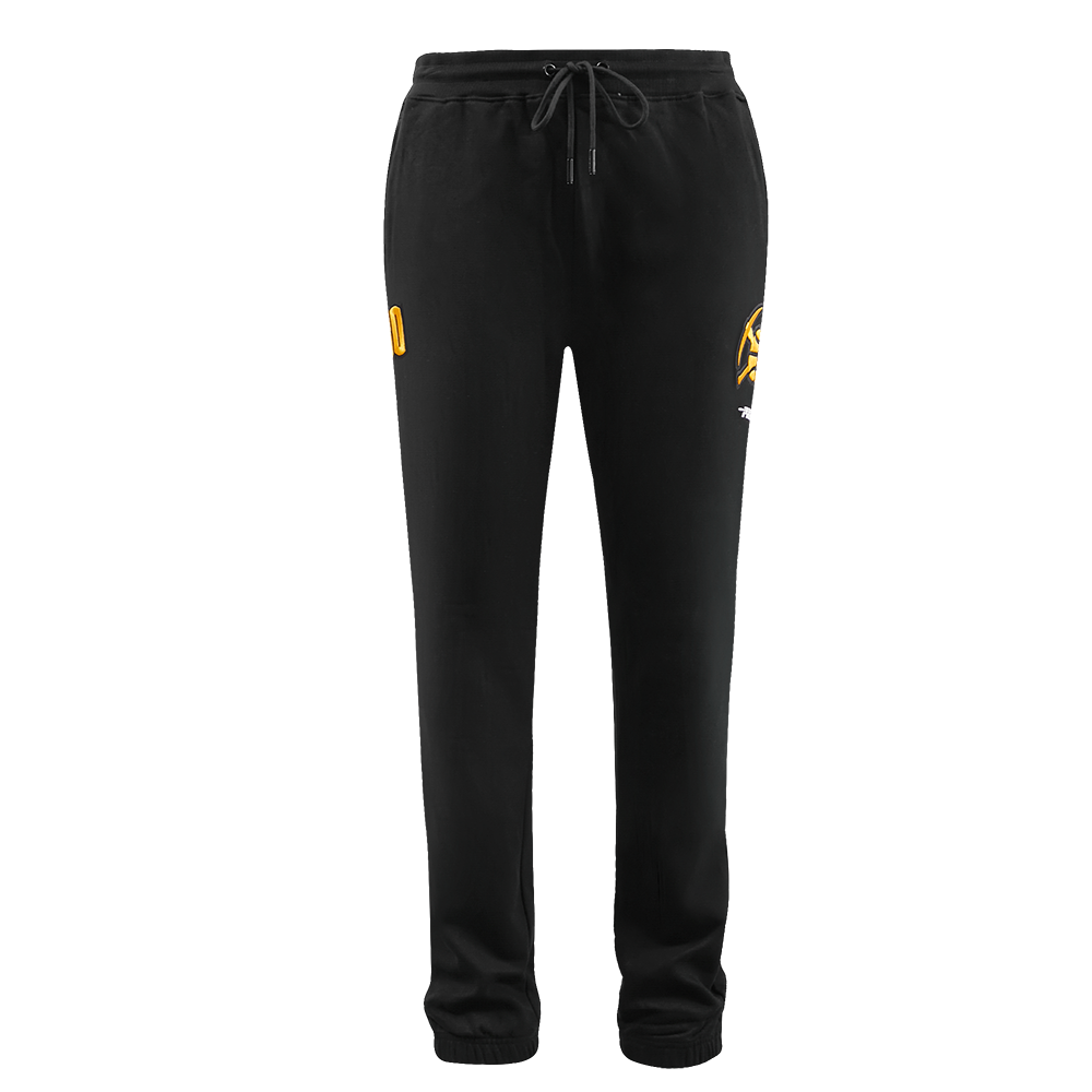 NBA DENVER NUGGETS MEN'S CHEST MILE HIGH SWEATPANT (BLACK)