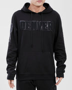 NBA DENVER NUGGETS TRIPLE BLACK CHANDAIL À CAPUCHON POUR HOMME (TRIPLE NOIR)