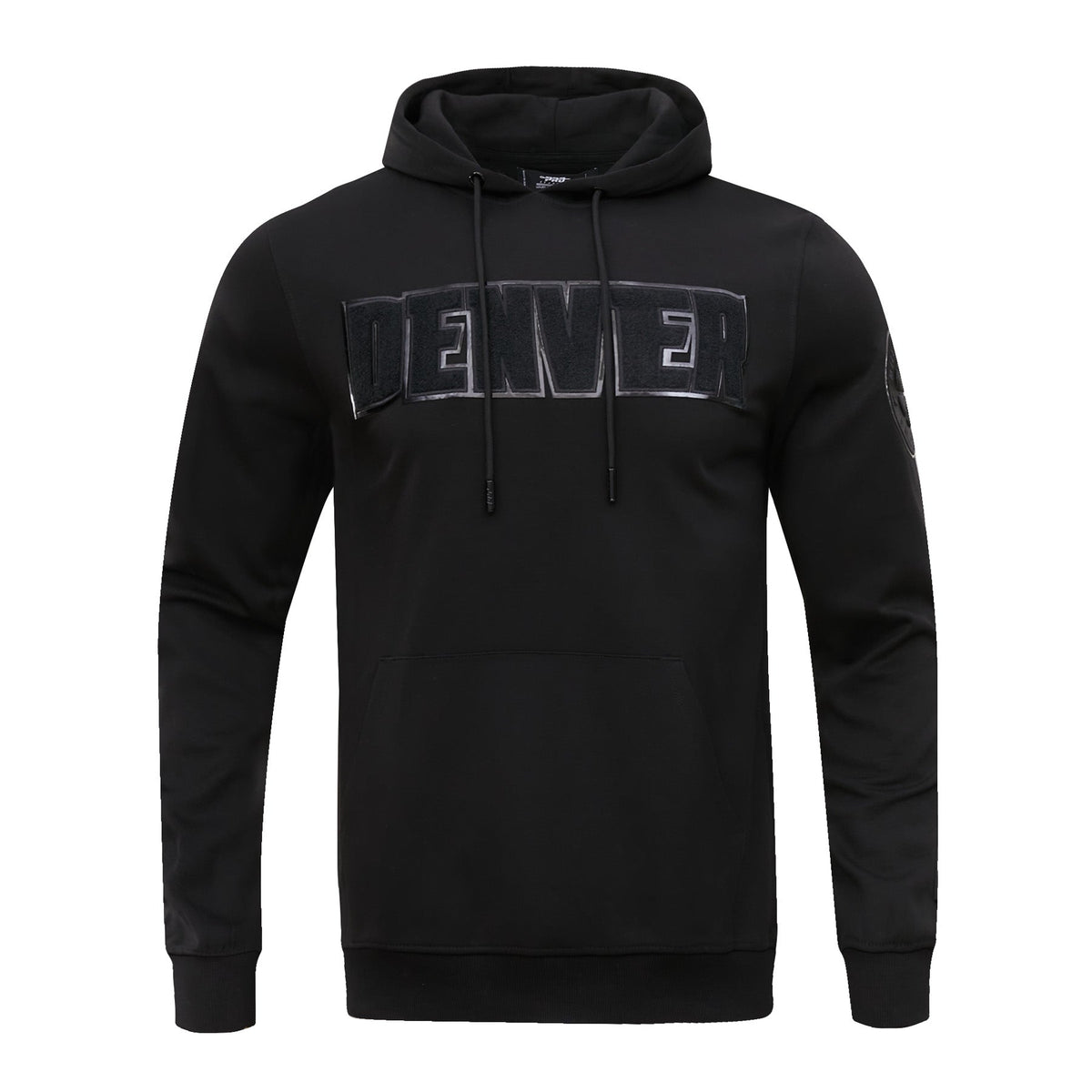 NBA DENVER NUGGETS TRIPLE BLACK CHANDAIL À CAPUCHON POUR HOMME (TRIPLE NOIR)