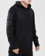 NBA DENVER NUGGETS TRIPLE BLACK CHANDAIL À CAPUCHON POUR HOMME (TRIPLE NOIR)