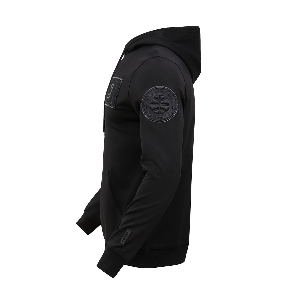 NBA DENVER NUGGETS TRIPLE BLACK CHANDAIL À CAPUCHON POUR HOMME (TRIPLE NOIR)