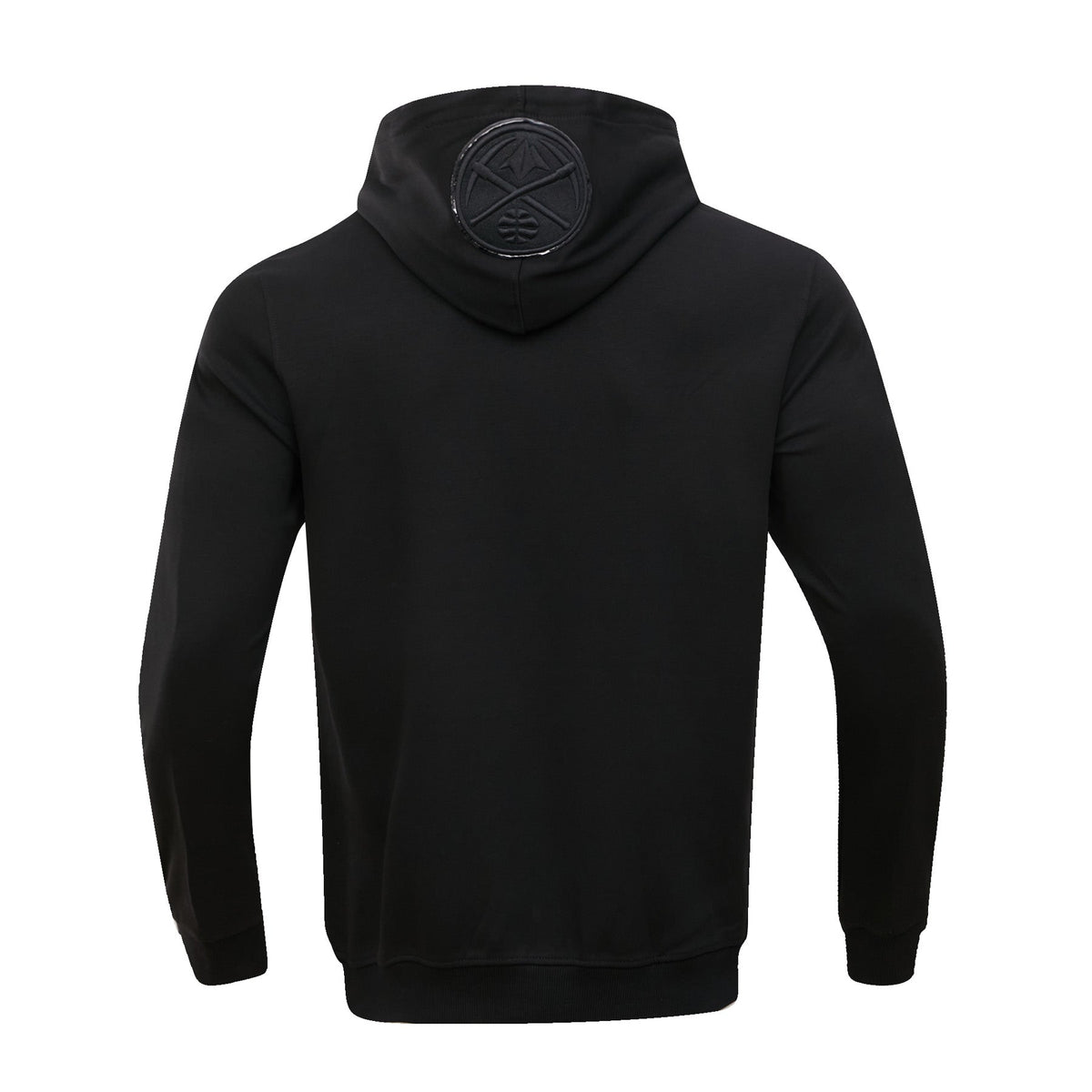NBA DENVER NUGGETS TRIPLE BLACK CHANDAIL À CAPUCHON POUR HOMME (TRIPLE NOIR)