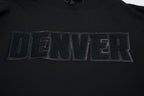 NBA DENVER NUGGETS TRIPLE BLACK CHANDAIL À CAPUCHON POUR HOMME (TRIPLE NOIR)