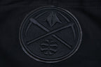 NBA DENVER NUGGETS TRIPLE BLACK CHANDAIL À CAPUCHON POUR HOMME (TRIPLE NOIR)