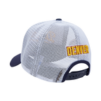 NBA DENVER NUGGETS SCRIPT TAIL TRUCKER HAT (MIDNIGHT NAVY)