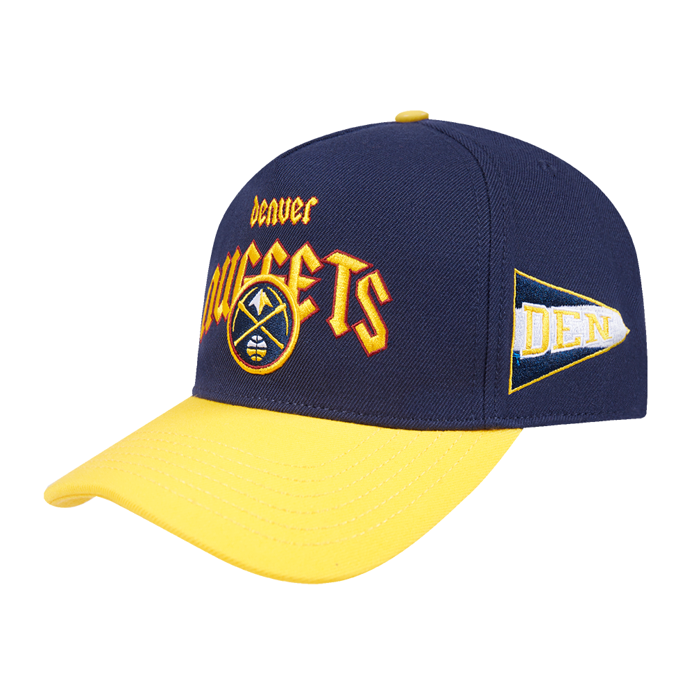 NBA DENVER NUGGETS CITY TOUR CURVED SNAPBACK HAT (MIDNIGHT NAVY)