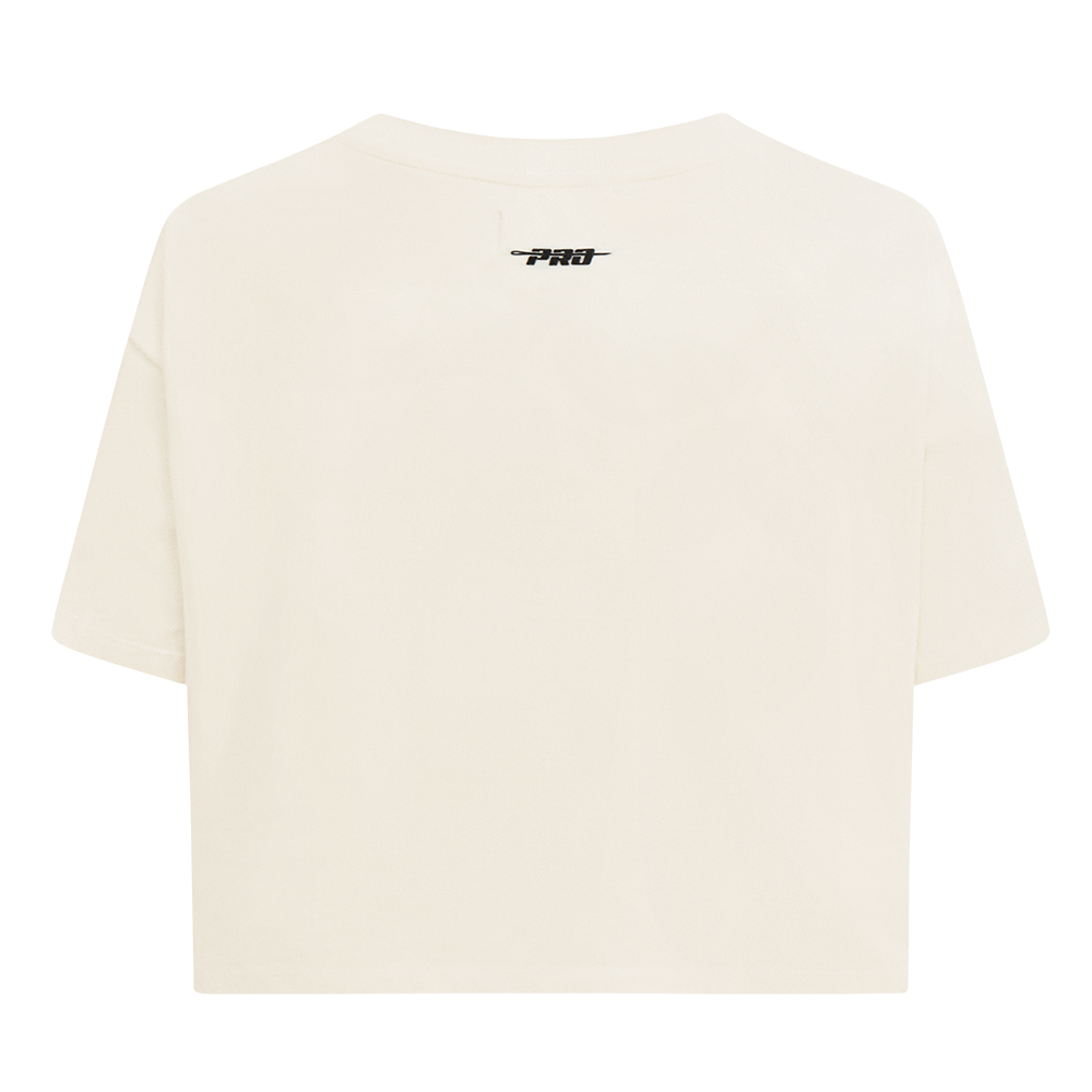 NBA DENVER NUGGETS RETRO CLASSIC WOMEN'S SJ BOXY TEE (EGGSHELL)