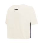 NBA DENVER NUGGETS RETRO CLASSIC WOMEN'S SJ BOXY TEE (EGGSHELL)
