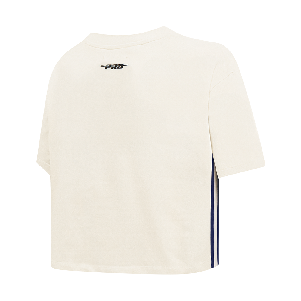 NBA DENVER NUGGETS RETRO CLASSIC WOMEN'S SJ BOXY TEE (EGGSHELL)