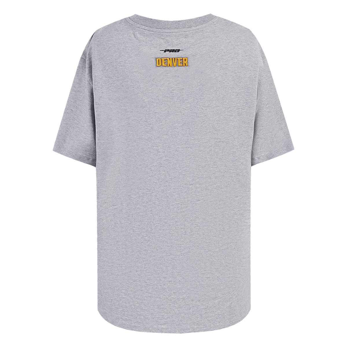 NBA DENVER NUGGETS SCRIPT TAIL WOMEN'S BOYFRIEND TEE (HEATHER GREY)