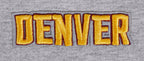 NBA DENVER NUGGETS SCRIPT TAIL WOMEN'S BOYFRIEND TEE (HEATHER GREY)