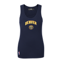 NBA DENVER NUGGETS CLASSIC CAMISOLE DOS NAGEUR À COUPE DÉCONTRACTÉE POUR FEMME (MARINE MINUIT)