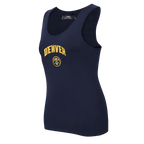 NBA DENVER NUGGETS CLASSIC CAMISOLE DOS NAGEUR À COUPE DÉCONTRACTÉE POUR FEMME (MARINE MINUIT)