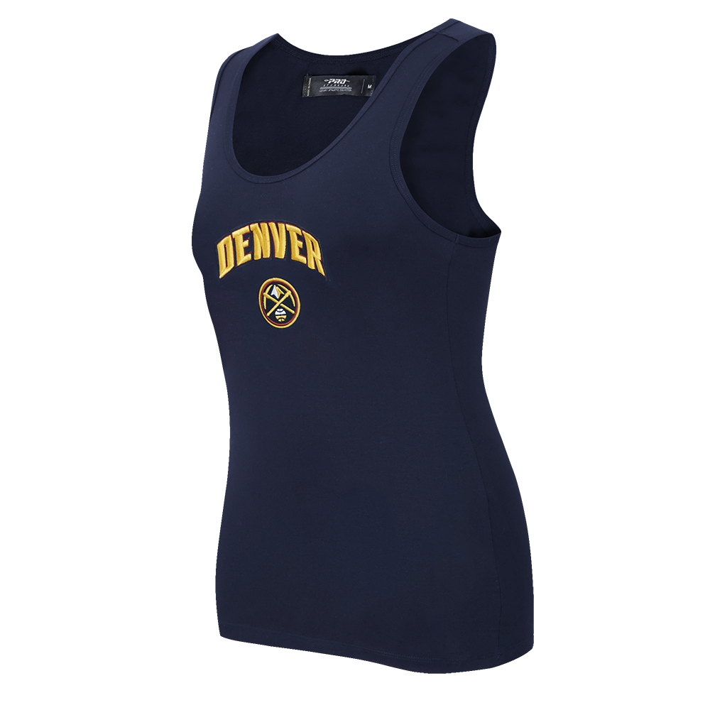 NBA DENVER NUGGETS CLASSIC CAMISOLE DOS NAGEUR À COUPE DÉCONTRACTÉE POUR FEMME (MARINE MINUIT)
