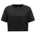 NBA DENVER NUGGETS NEUTRAL T-SHIRT À COUPE CARRÉE POUR FEMME (NOIR)