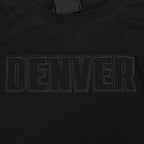 NBA DENVER NUGGETS NEUTRAL T-SHIRT À COUPE CARRÉE POUR FEMME (NOIR)